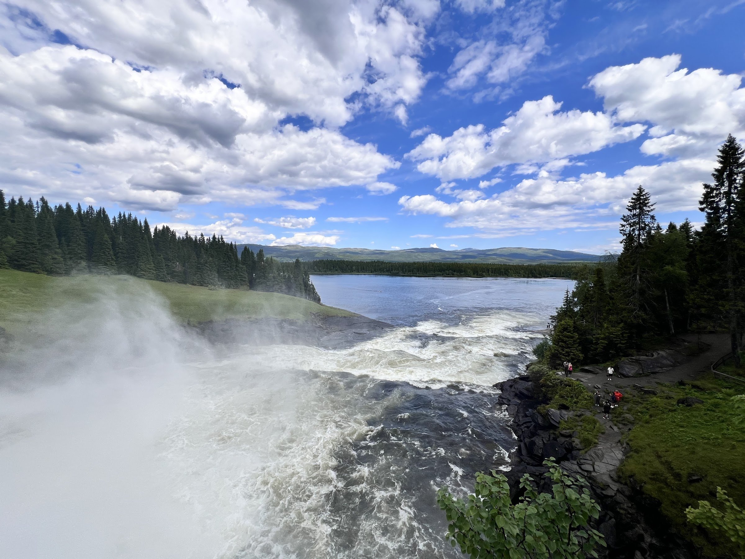 Tännforsen Waterfall